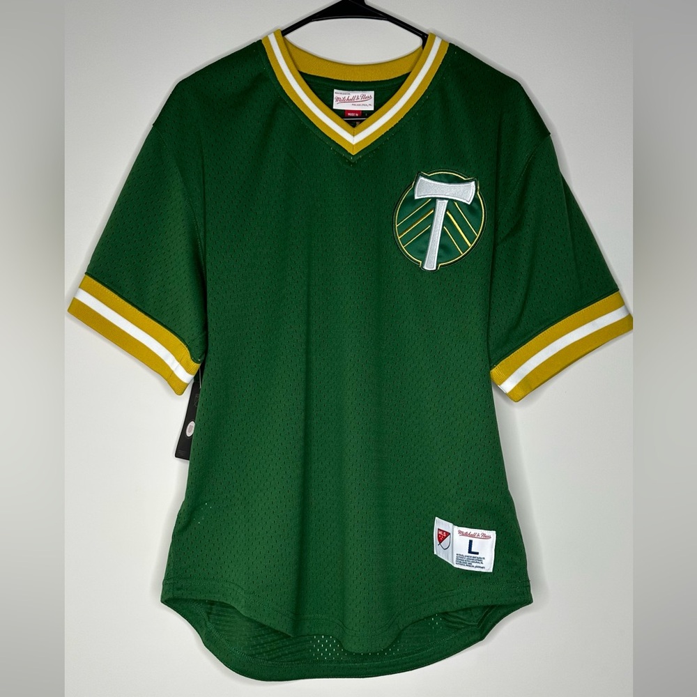 Mitchell & Ness Green Mesh Jersey